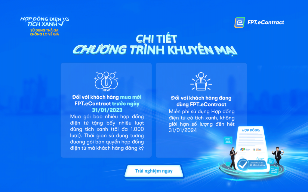 [CTKM] Miễn phí 100% dịch vụ chứng thực hợp đồng điện tử cho khách hàng ...